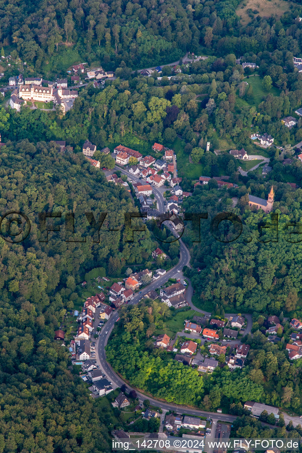 Luftbild von ConO im Ortsteil Schönberg in Bensheim im Bundesland Hessen, Deutschland