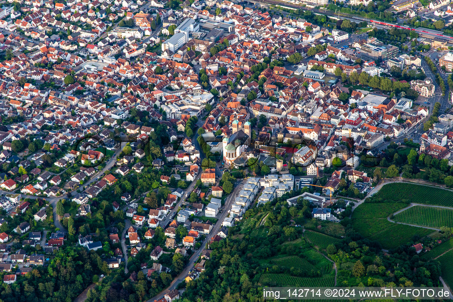 Stadtkirche Sankt Georg Bensheim im Bundesland Hessen, Deutschland