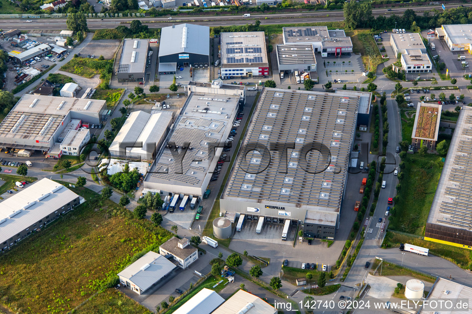 KSB SE & Co. KGaA Logistikzentrum Europa und   Rudolph Logistik GmbH in Lorsch im Bundesland Hessen, Deutschland