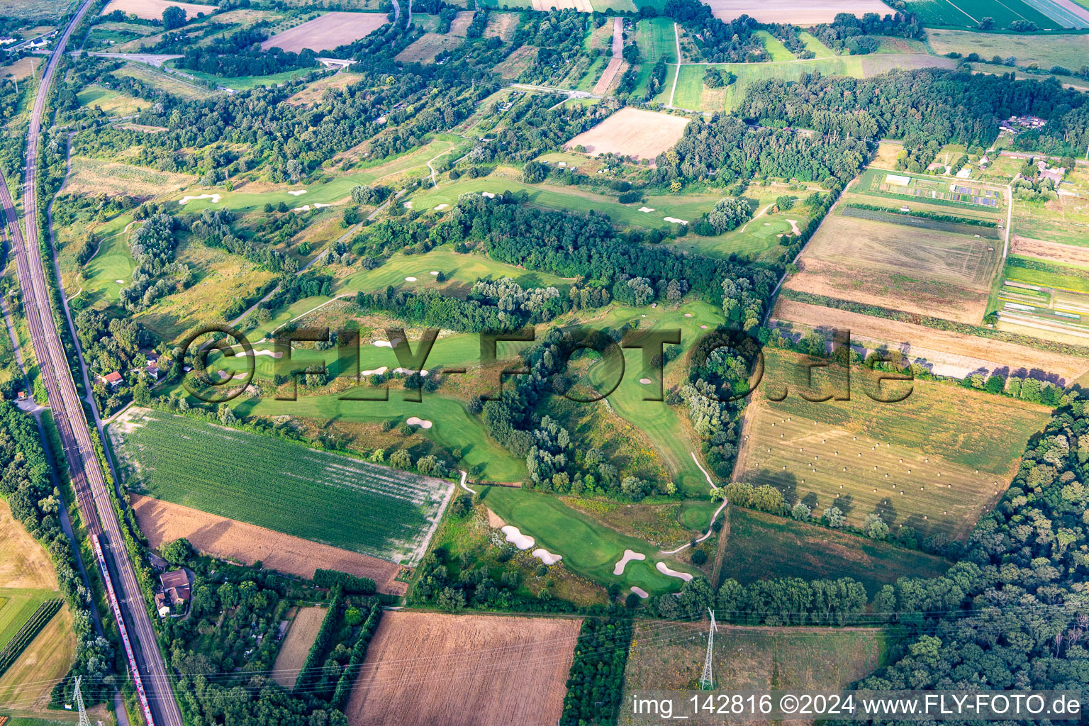 Luftbild von Golfpark Kurpfalz in Schifferstadt im Bundesland Rheinland-Pfalz, Deutschland