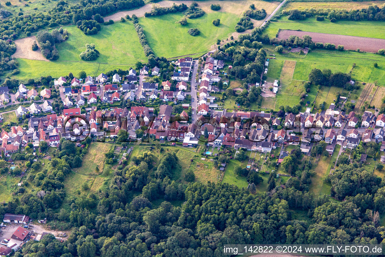 Holzgasse x Langgasse in Schifferstadt im Bundesland Rheinland-Pfalz, Deutschland