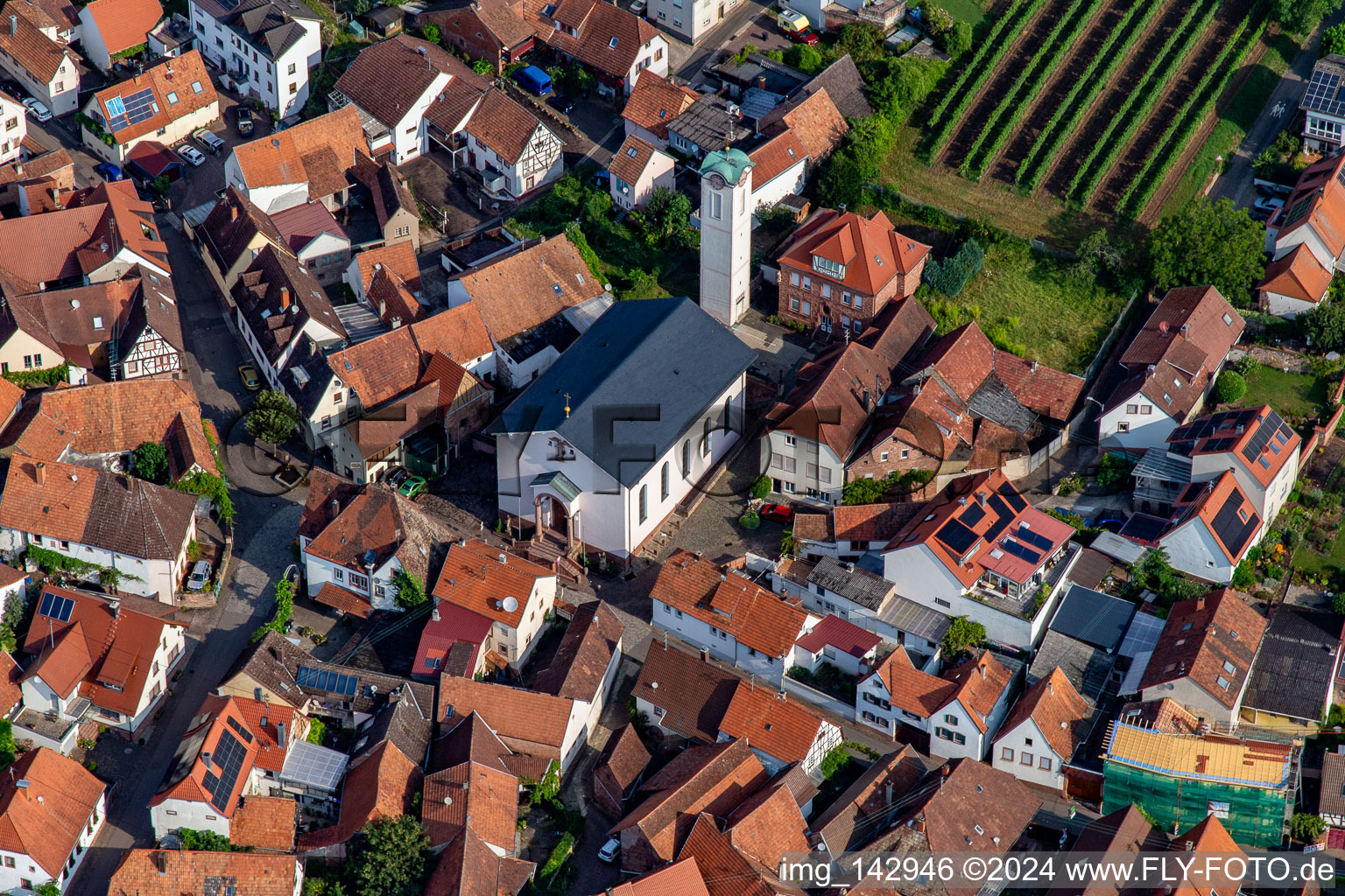 St. Ludwig Kirche in Eschbach im Bundesland Rheinland-Pfalz, Deutschland