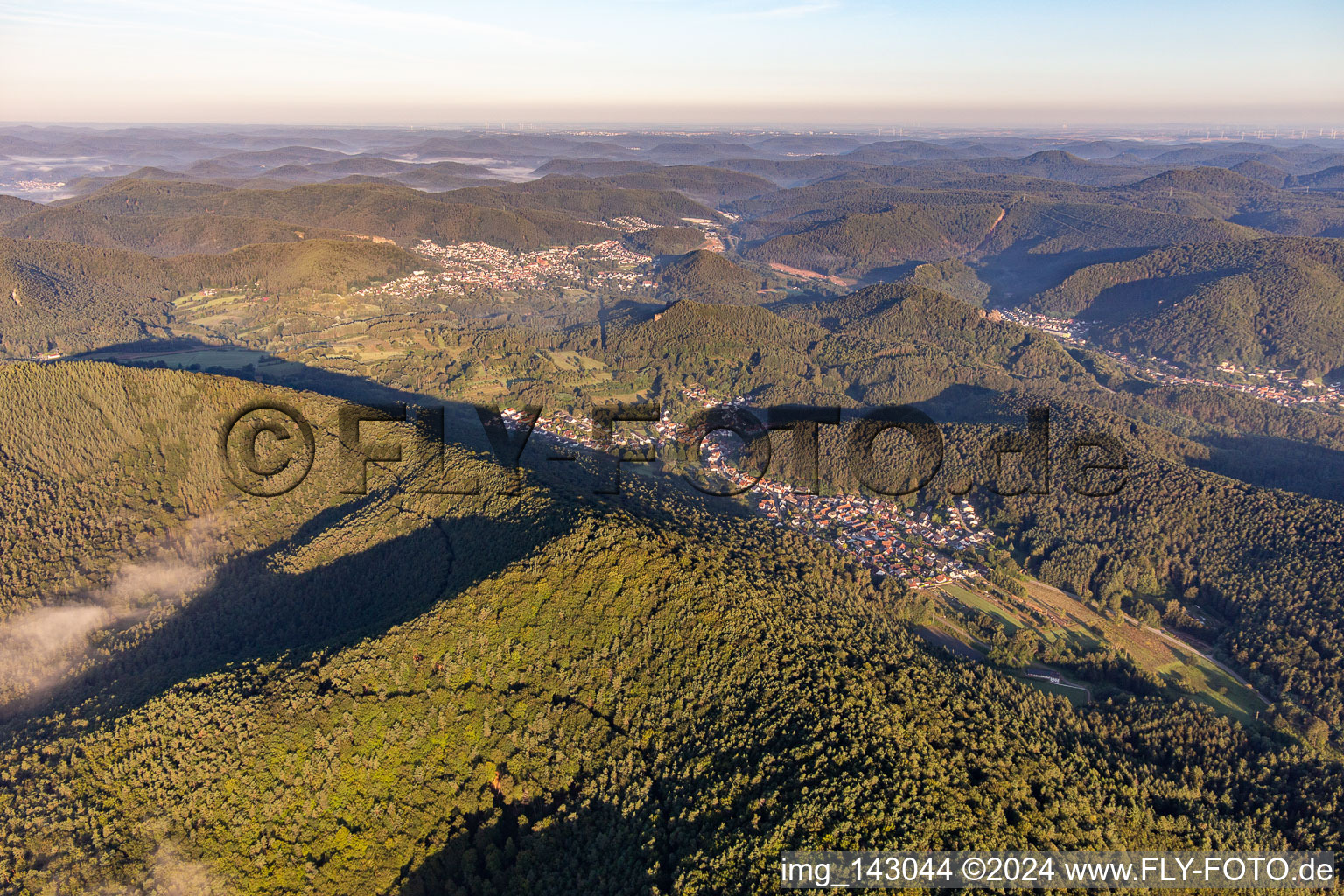 Luftbild von Spirkelbach von Osten im Bundesland Rheinland-Pfalz, Deutschland