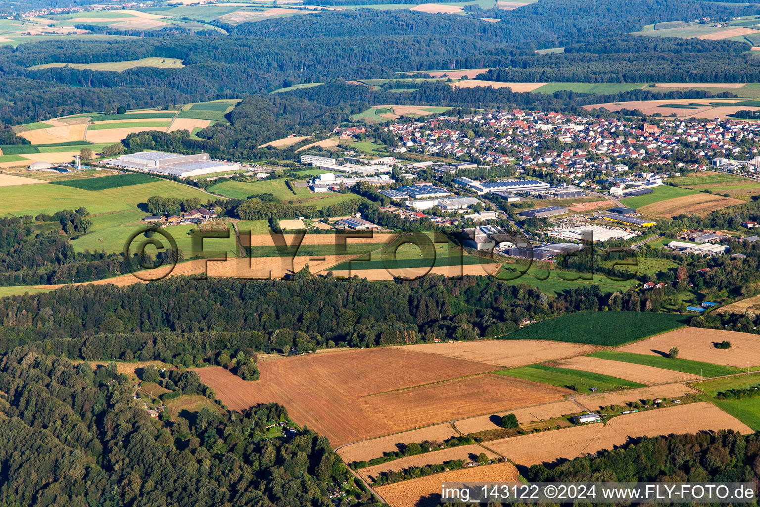 Industriegebiet An d. Steinmauer im Ortsteil Winzeln in Pirmasens im Bundesland Rheinland-Pfalz, Deutschland