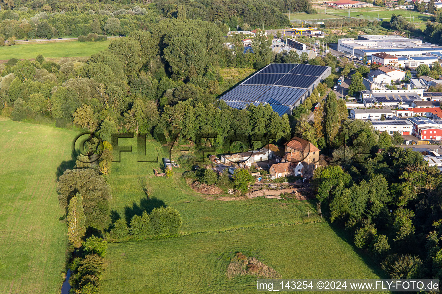 Barthelsmühle im Ortsteil Minderslachen in Kandel im Bundesland Rheinland-Pfalz, Deutschland