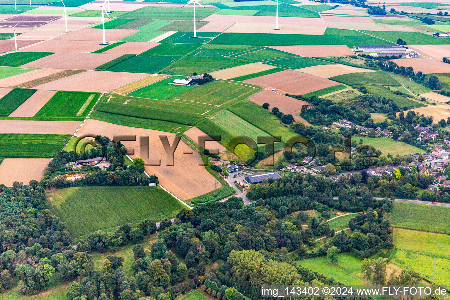 Ortsteil Körrenzig in Linnich im Bundesland Nordrhein-Westfalen, Deutschland