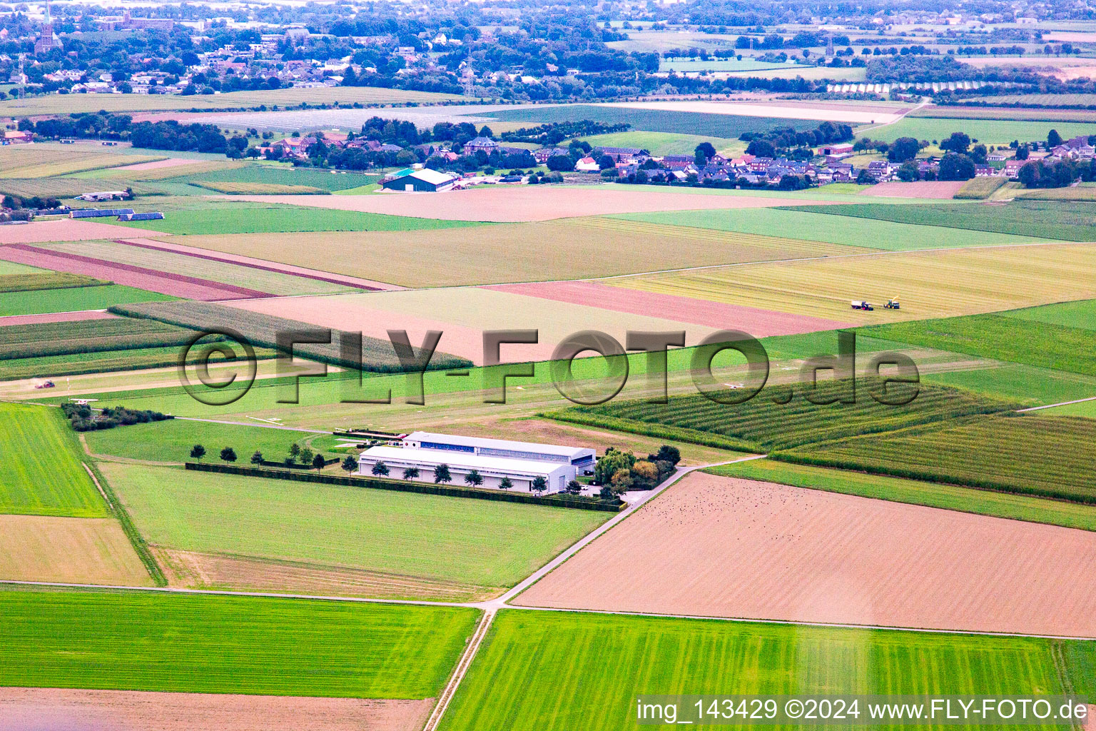 Ultraleicht Flugplatz Heinsberg-Selfkant im Ortsteil Aphoven im Bundesland Nordrhein-Westfalen, Deutschland