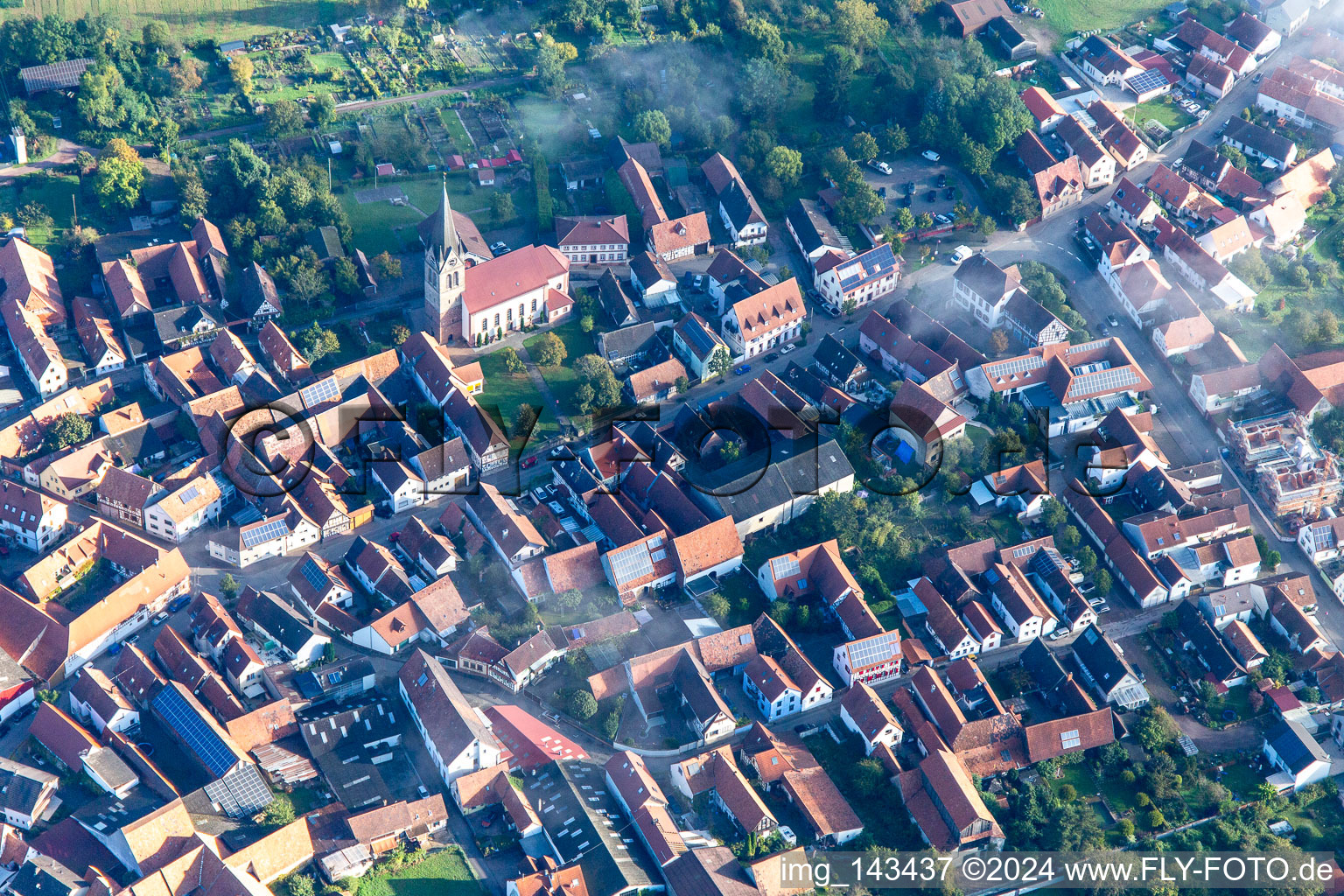 Kath. Kirche in Steinweiler im Bundesland Rheinland-Pfalz, Deutschland