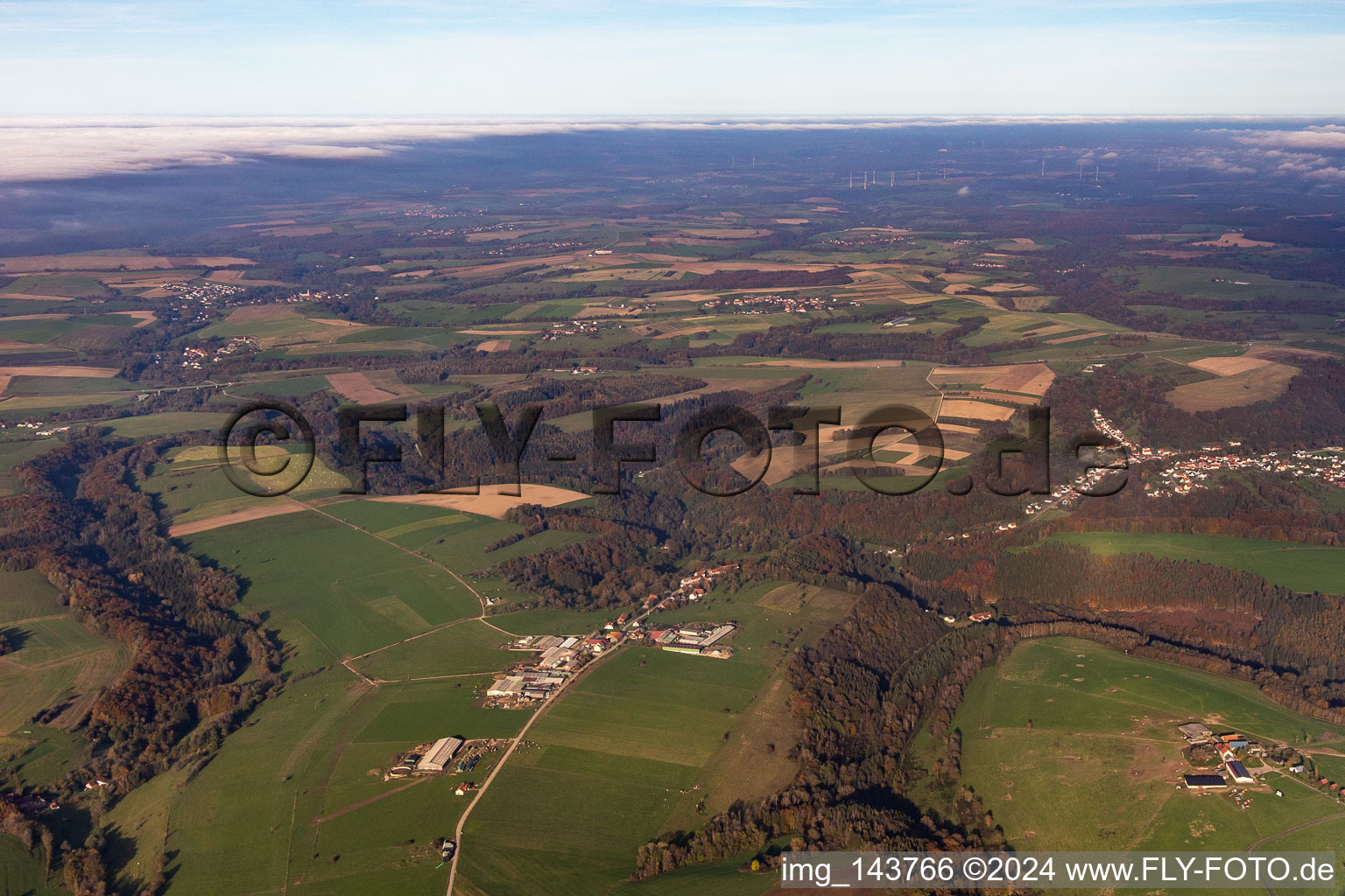 Kapellenhof in Hottviller im Bundesland Moselle, Frankreich