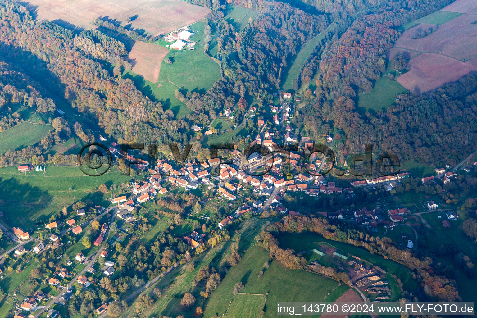 Walschbronn im Bundesland Moselle, Frankreich