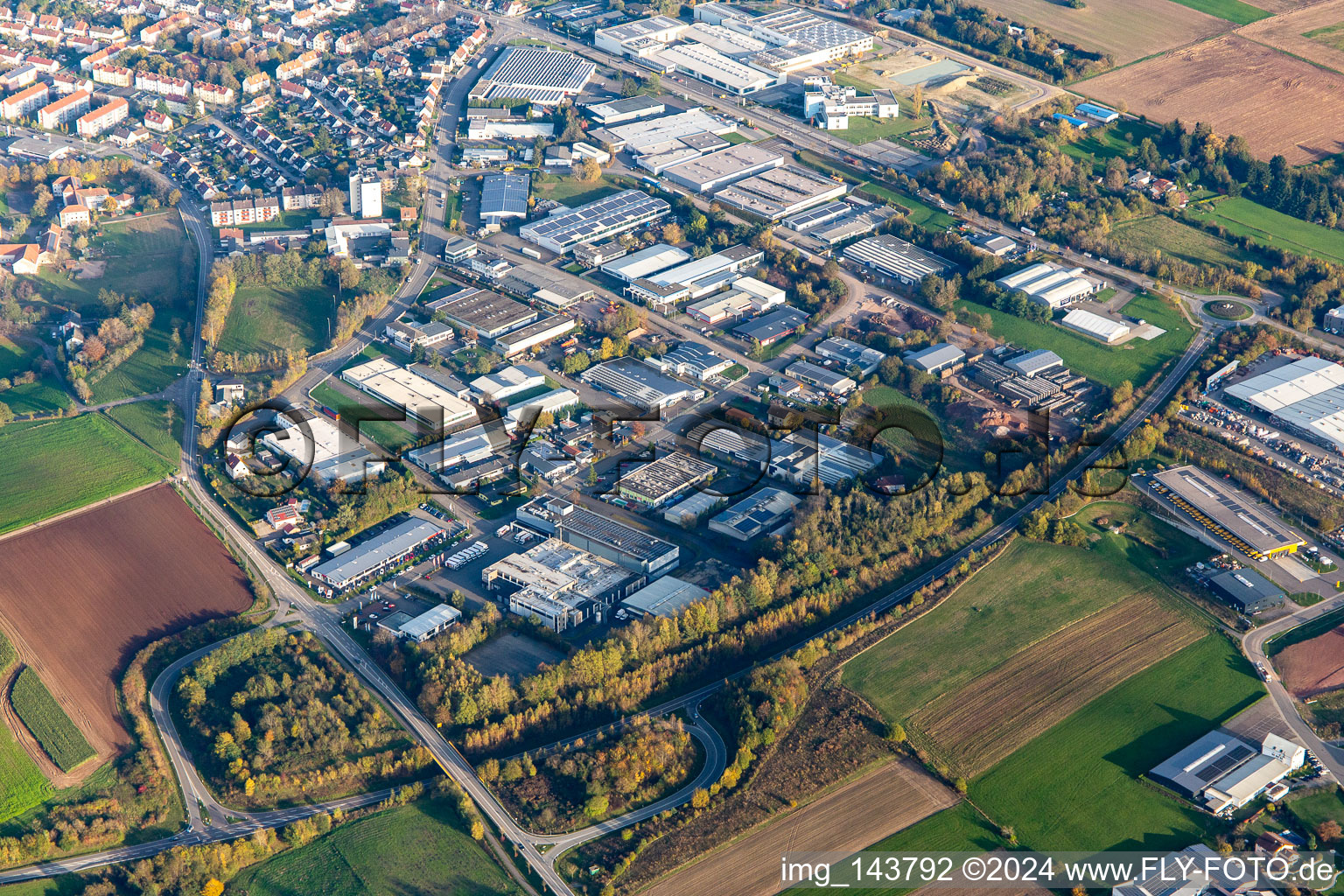 Industriegebiet Rheinstr in Pirmasens im Bundesland Rheinland-Pfalz, Deutschland