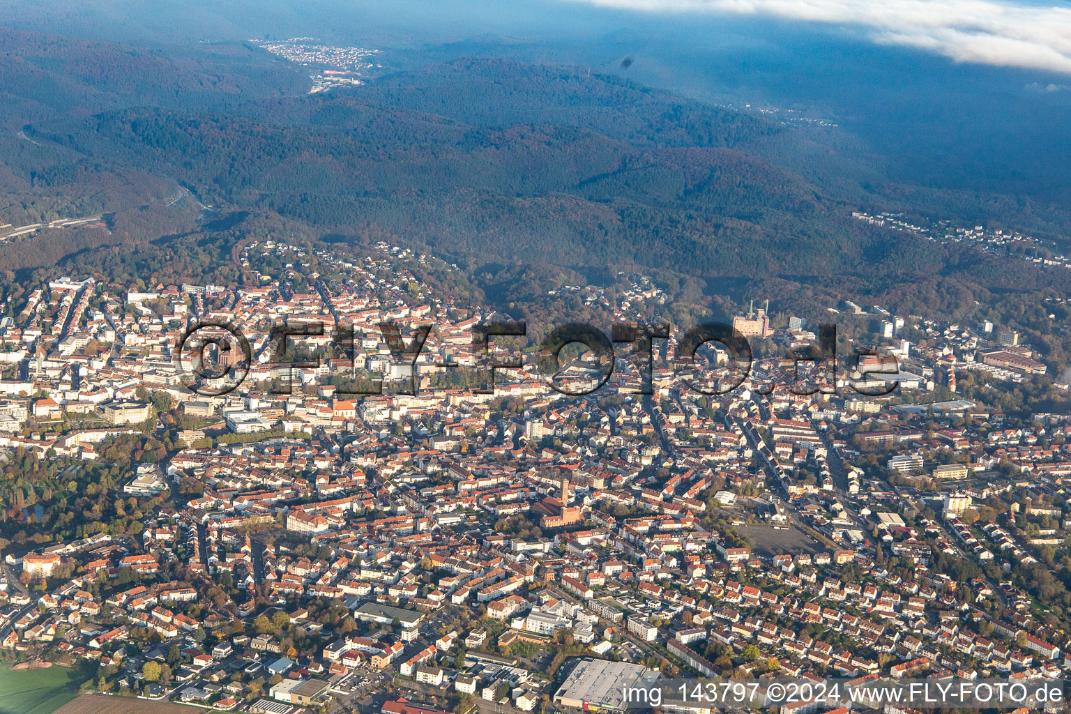 Zentrum in Pirmasens im Bundesland Rheinland-Pfalz, Deutschland