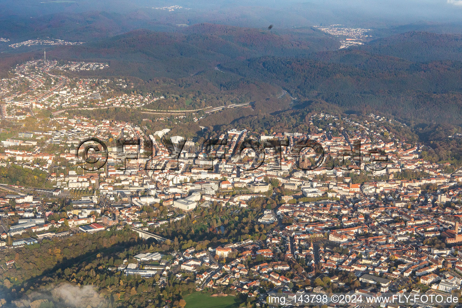 Nördliche Stadtteile in Pirmasens im Bundesland Rheinland-Pfalz, Deutschland