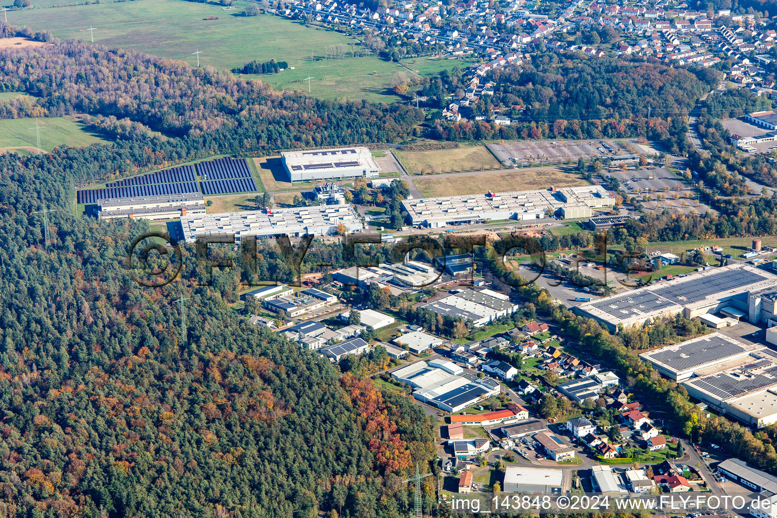 Bosch Werk Ost im Ortsteil Bruchhof-Sanddorf in Homburg im Bundesland Saarland, Deutschland