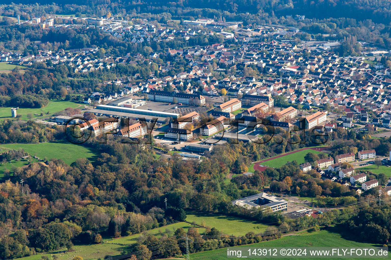 Niederauerbach-Kaserne in Zweibrücken im Bundesland Rheinland-Pfalz, Deutschland