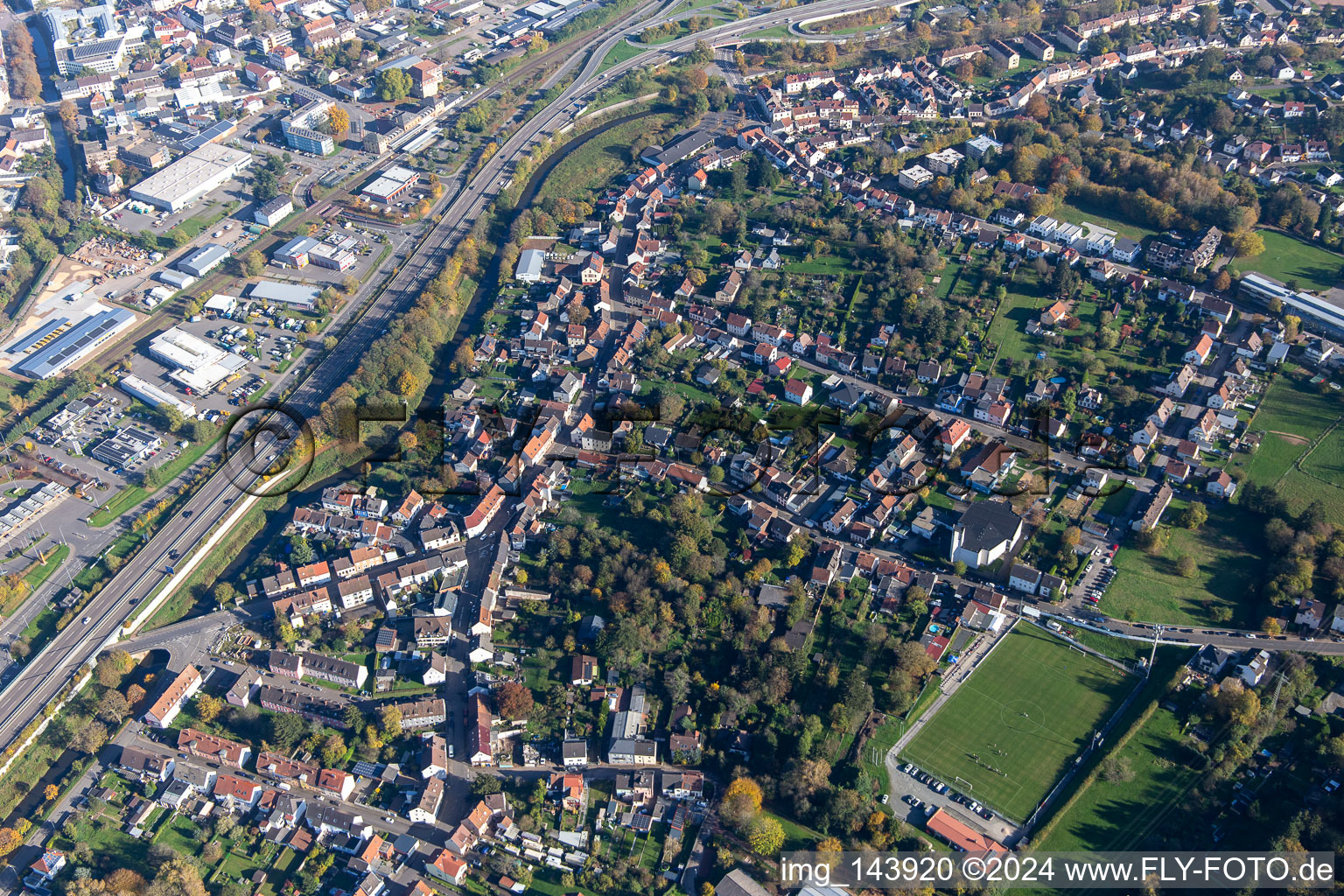 Ortsteil Bubenhausen in Zweibrücken im Bundesland Rheinland-Pfalz, Deutschland