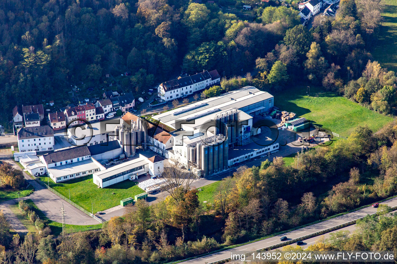 BEGRA Granulate GmbH & Co. KG im Ortsteil Wörschweiler in Homburg im Bundesland Saarland, Deutschland