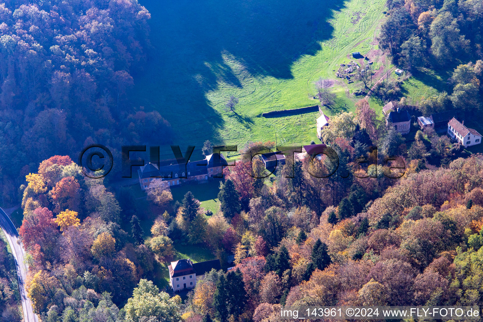 Bittenbachtal im Ortsteil Einöd in Homburg im Bundesland Saarland, Deutschland