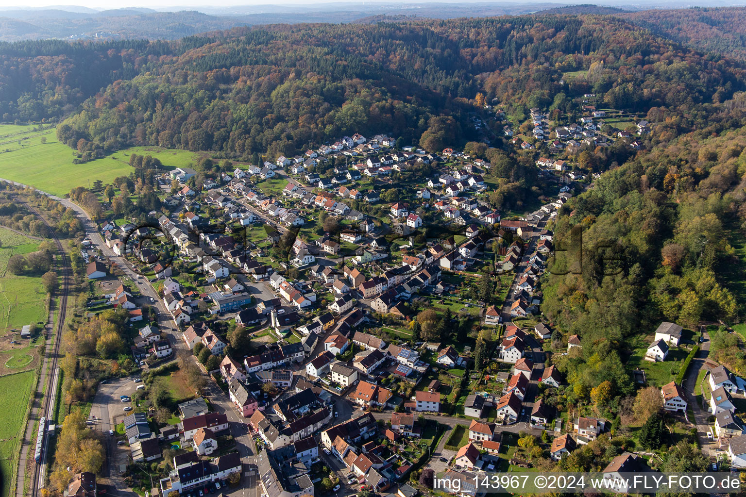 Ortsteil Bierbach in Blieskastel im Bundesland Saarland, Deutschland