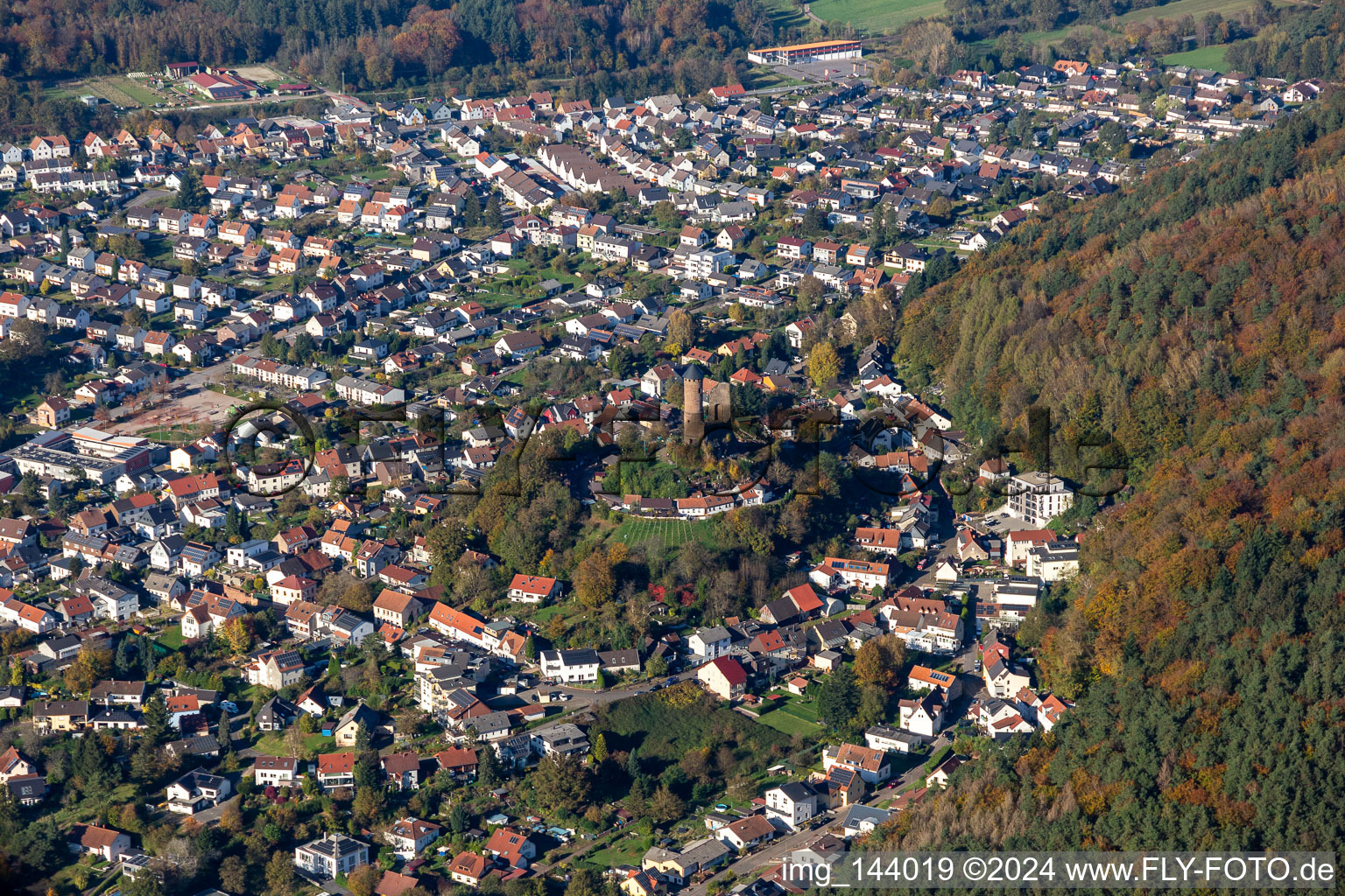 Burg Kirkel im Ortsteil Kirkel-Neuhäusel im Bundesland Saarland, Deutschland