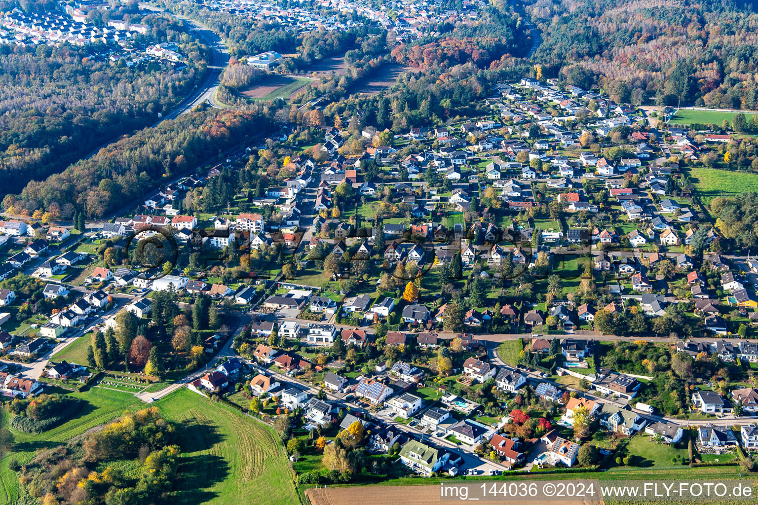 Ortsteil Kohlhof in Neunkirchen im Bundesland Saarland, Deutschland