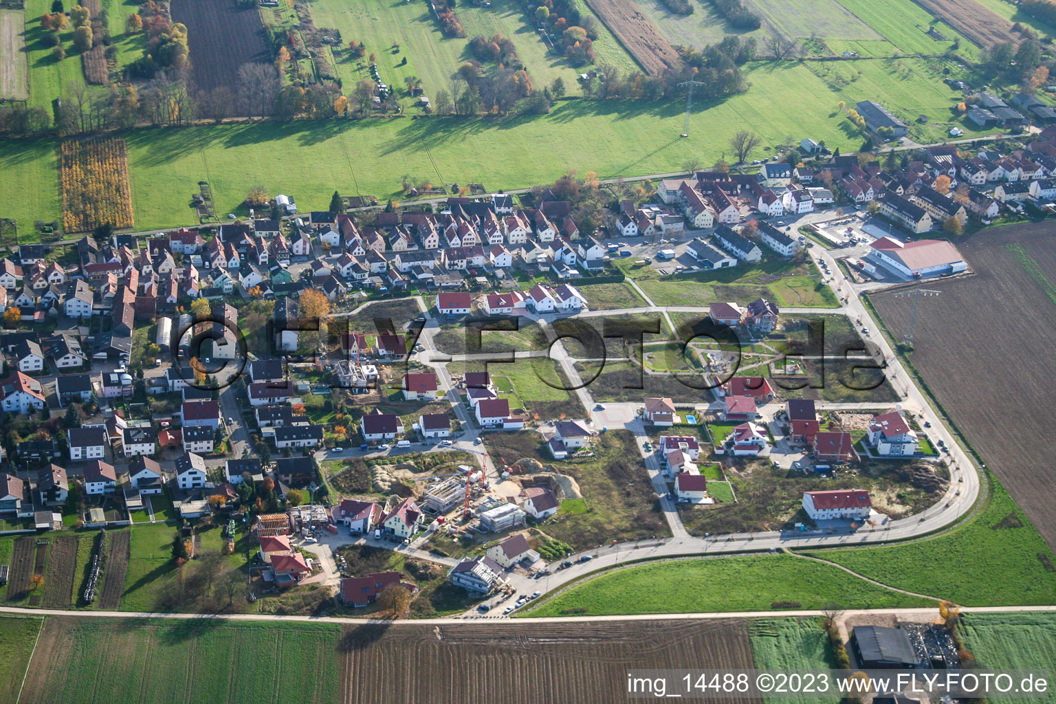 Luftaufnahme von Kandel, Am Höhenweg im Bundesland Rheinland-Pfalz, Deutschland
