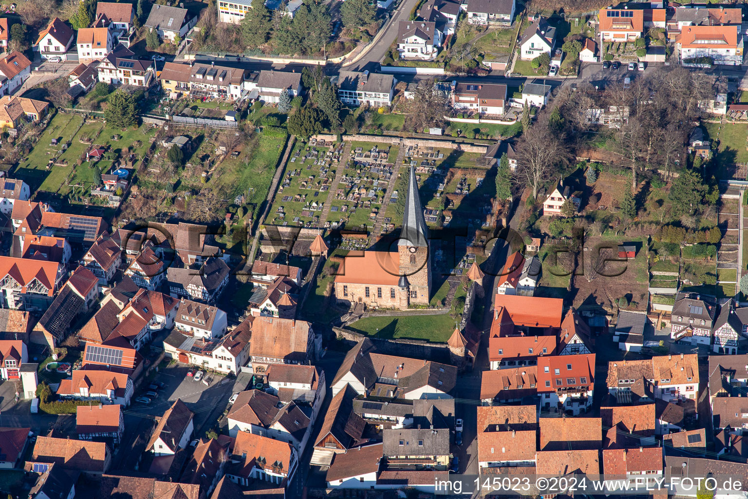 Simultankirche St. Martin in Dörrenbach im Bundesland Rheinland-Pfalz, Deutschland