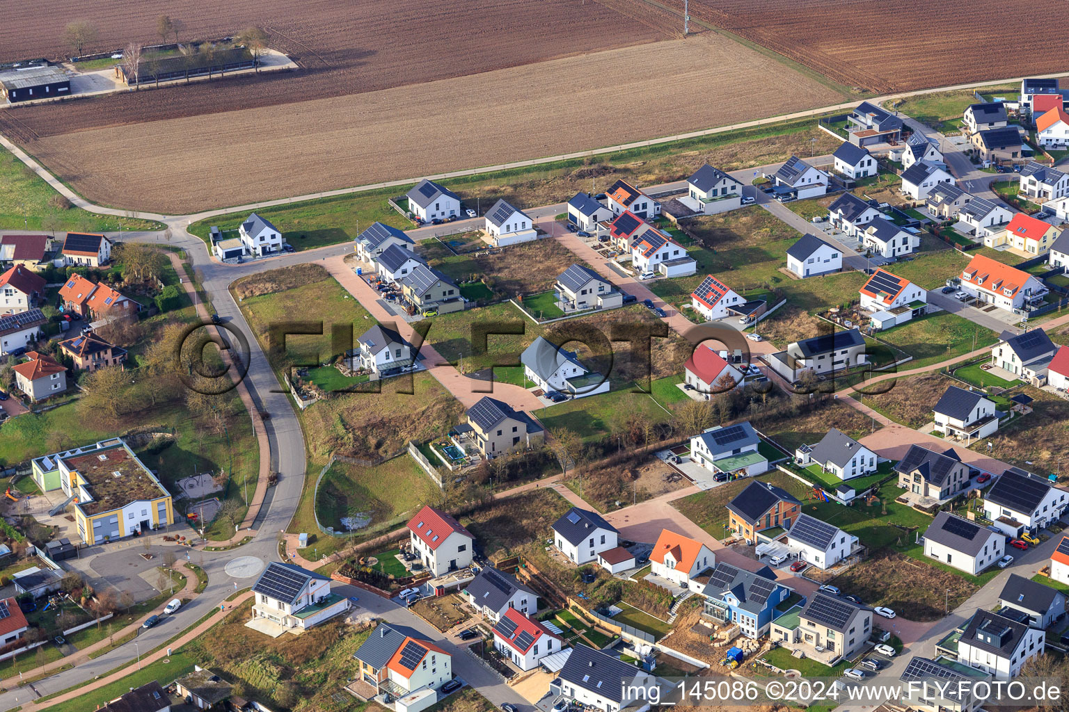 Holunderweg, Lavendelwg in Kandel im Bundesland Rheinland-Pfalz, Deutschland