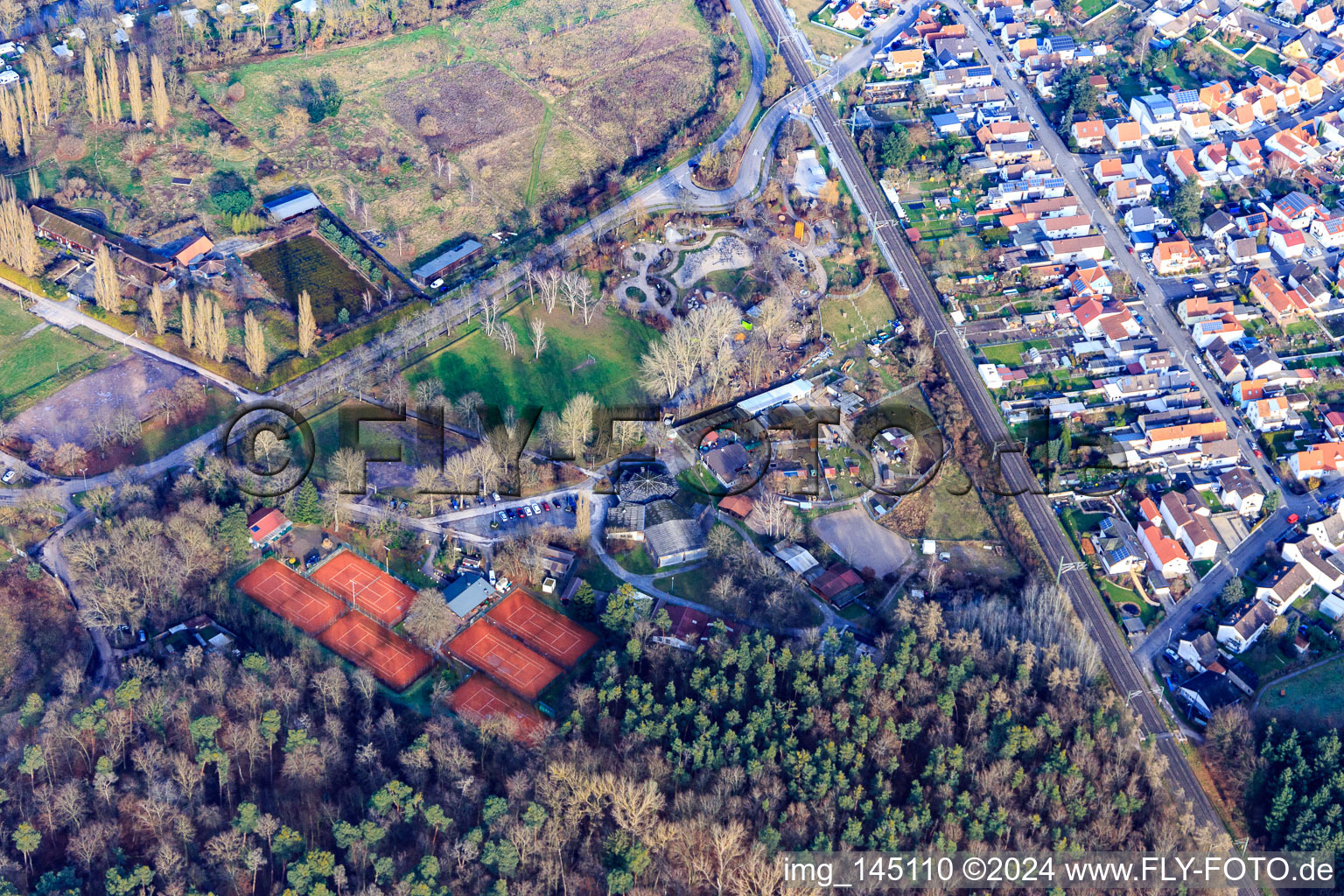 Tennisclub in Rülzheim im Bundesland Rheinland-Pfalz, Deutschland