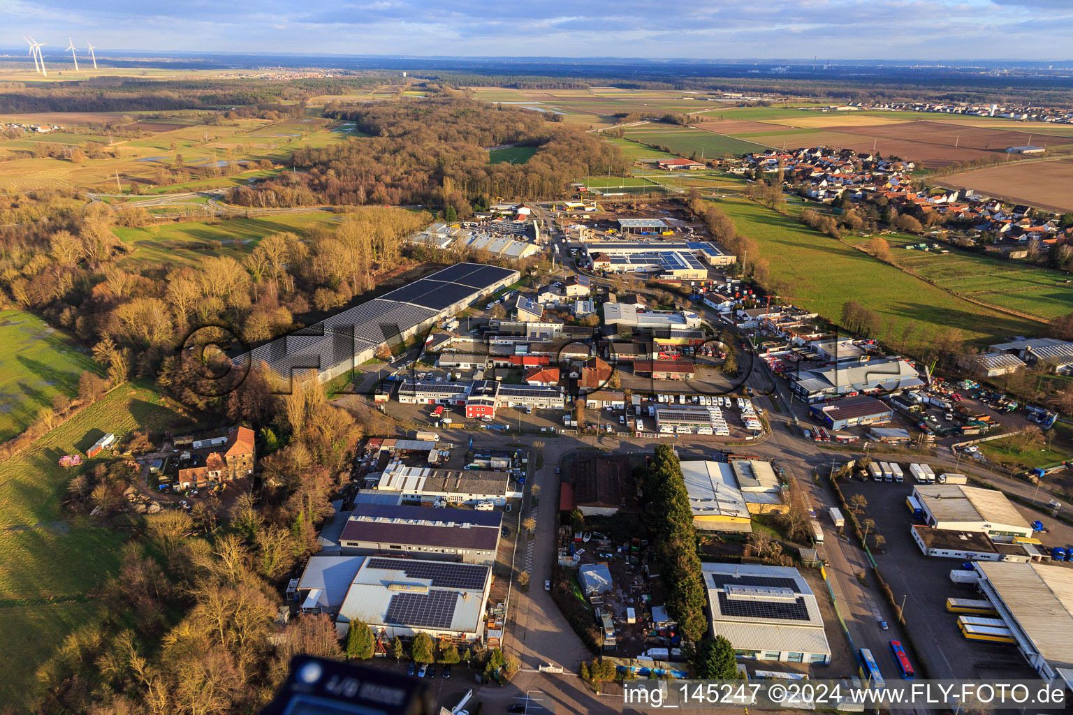 Barthelsmühlring im Ortsteil Minderslachen in Kandel im Bundesland Rheinland-Pfalz, Deutschland