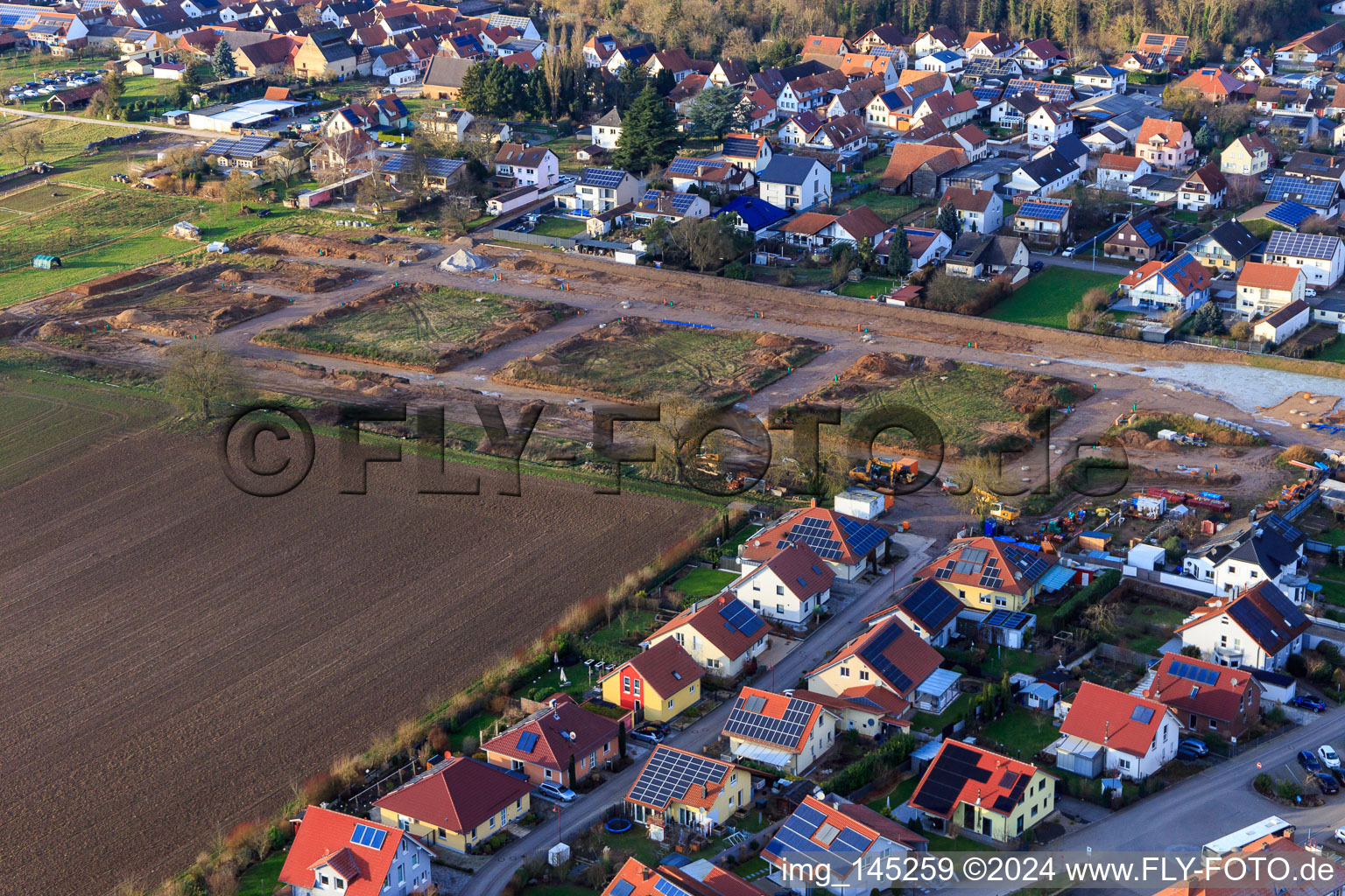 Erschließung Neubaugebiet in Winden im Bundesland Rheinland-Pfalz, Deutschland