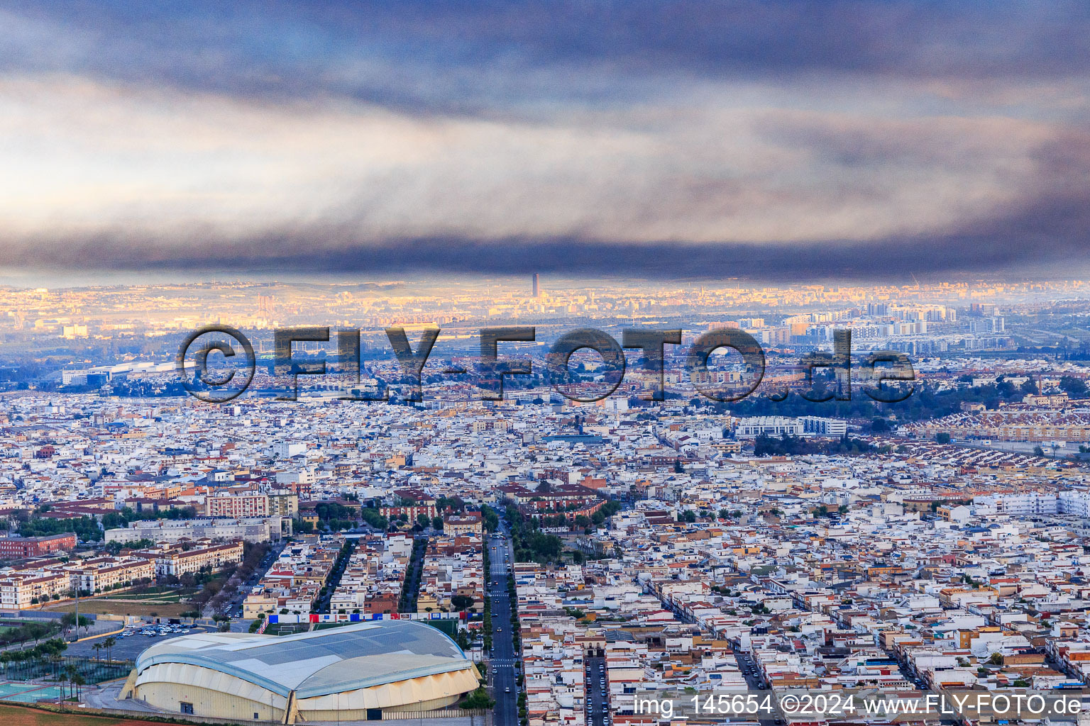 Velódromo Pepe Sánchez Palacio de Deportes de Dos Hermanas an der C. Serrana im Bundesland Sevilla, Spanien