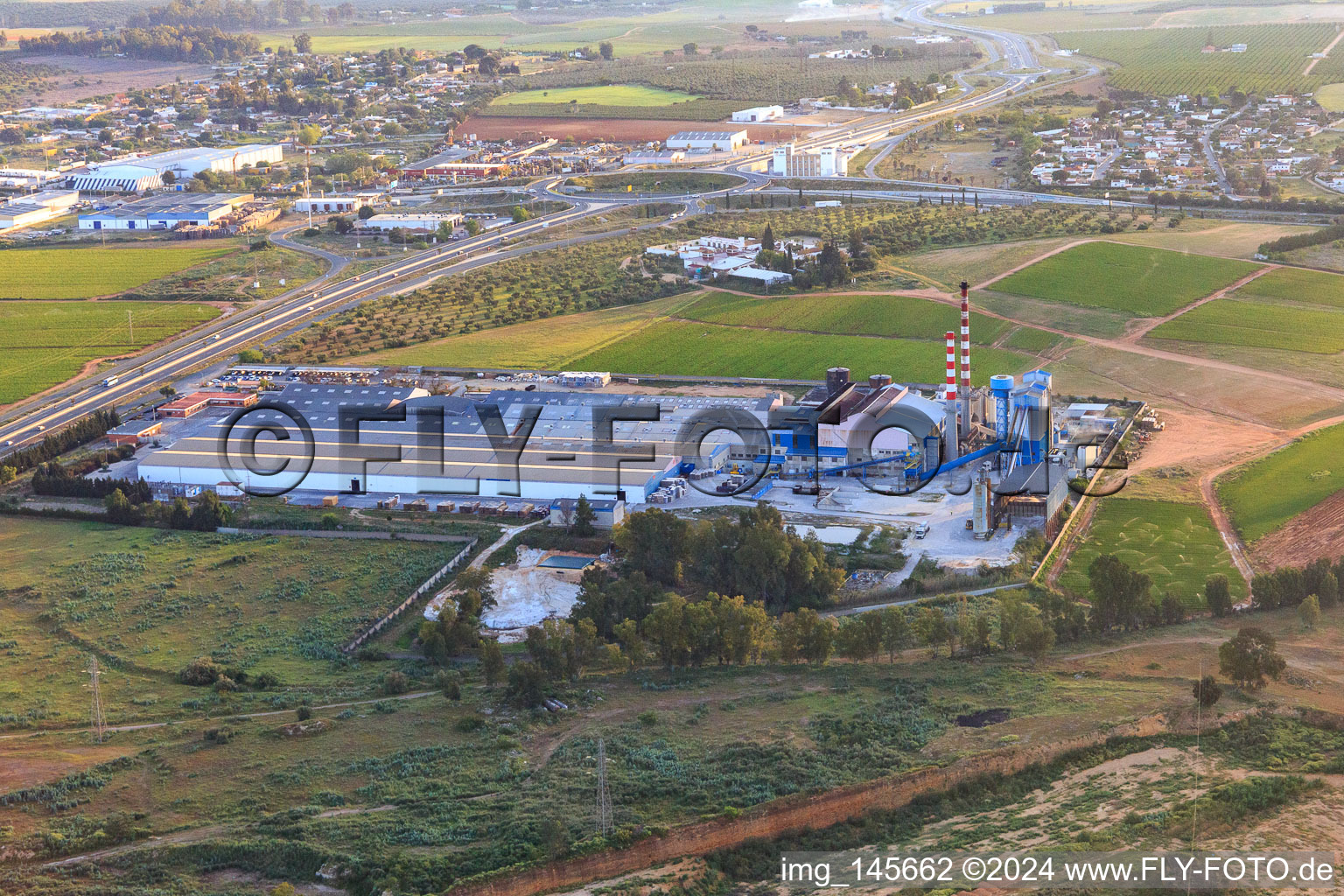 Firmgelände von Verallia in Alcalá de Guadaíra im Bundesland Sevilla, Spanien