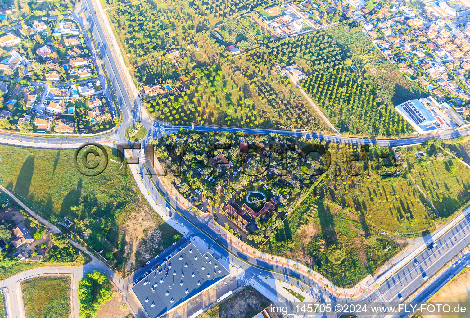 Luftbild von Camping Villsom Sevilla in Dos Hermanas, Spanien