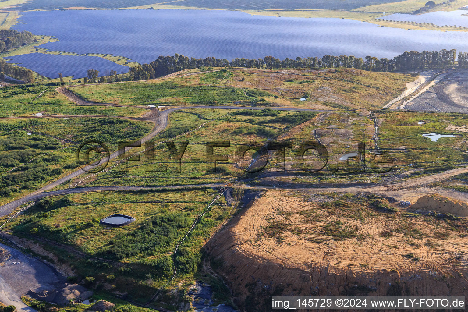 Mülldeponie CIT Montemarta -se in Alcalá de Guadaíra im Bundesland Sevilla, Spanien