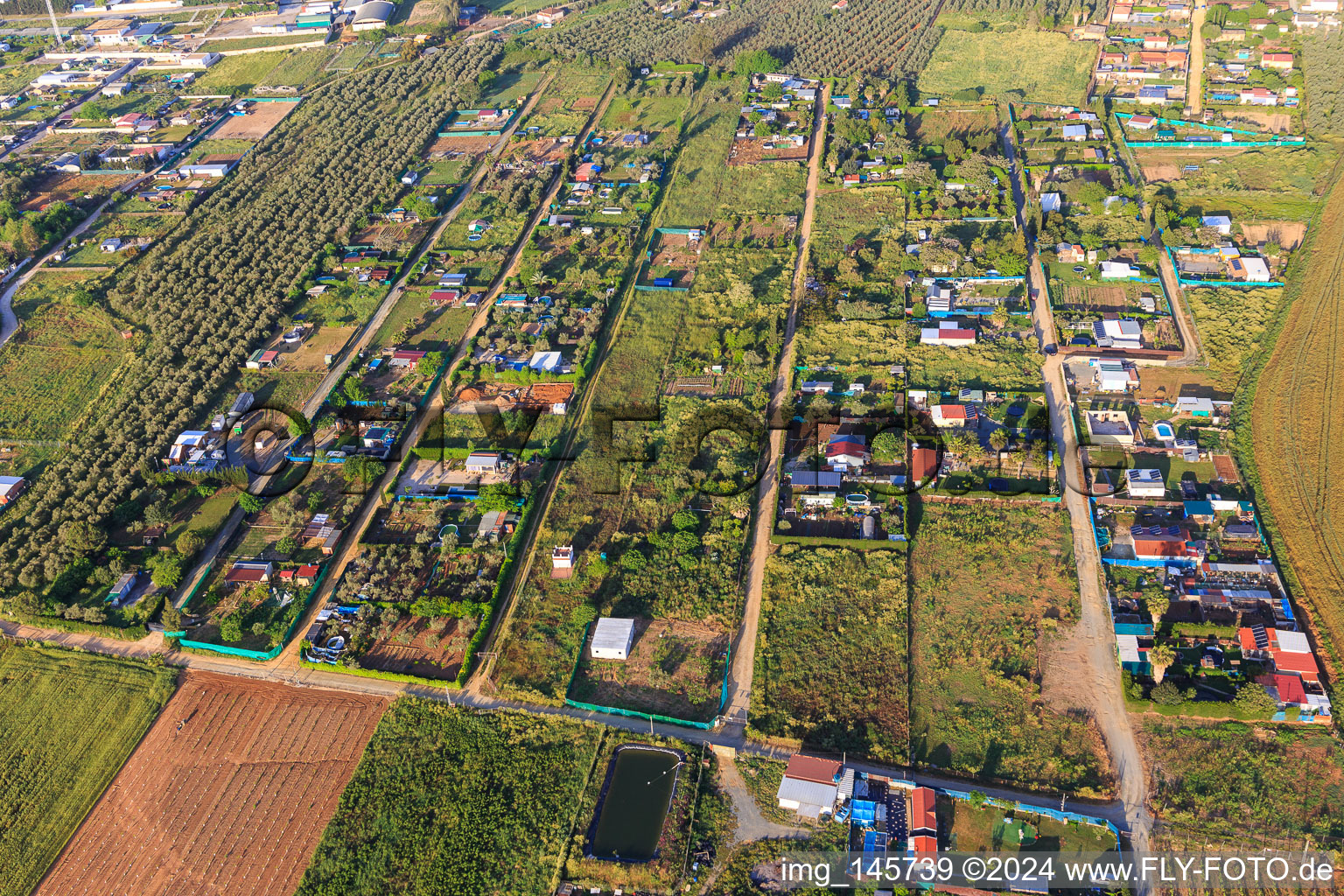 Wilde Siedlung in Alcalá de Guadaíra im Bundesland Sevilla, Spanien