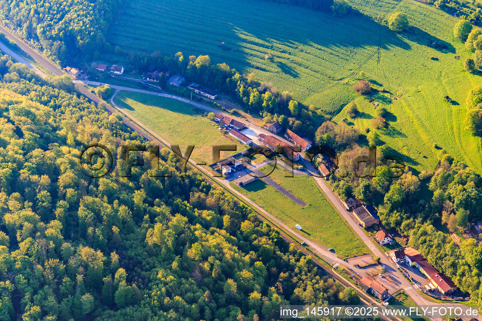 Bahnhof Tieffenbach Struth im Bundesland Bas-Rhin, Frankreich