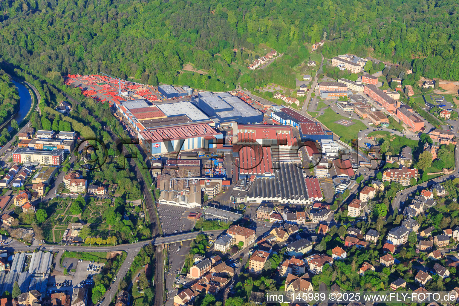 Produktionsgelände der KUHN SAS in Saverne im Bundesland Bas-Rhin, Frankreich