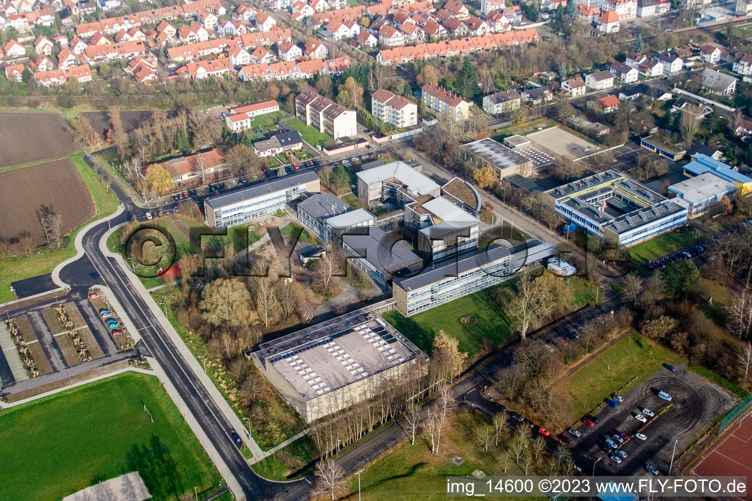 Kandel, die Integrierte Gesamtschule (IGS) im Bundesland Rheinland-Pfalz, Deutschland