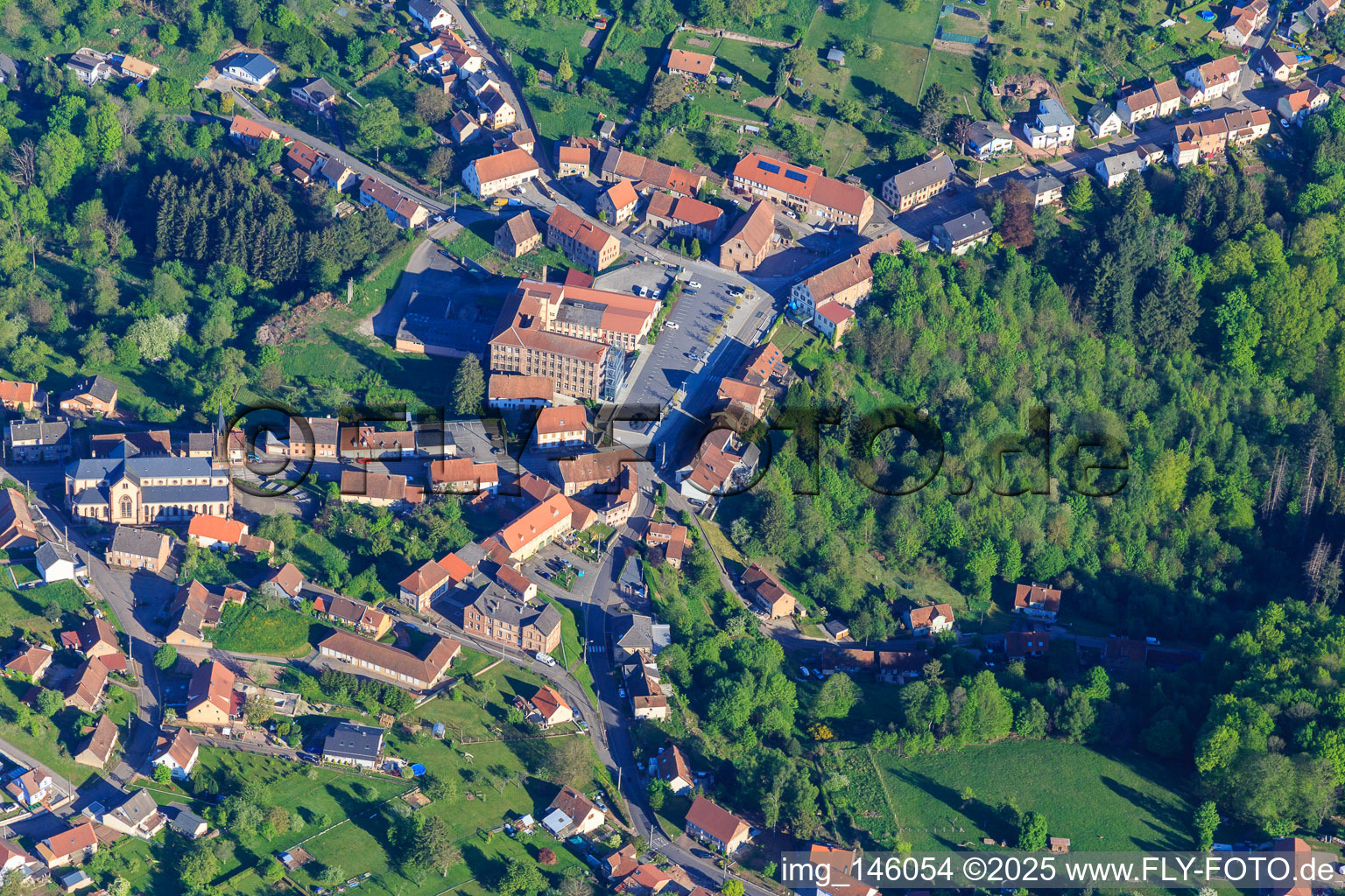 Rue de Bitche in Goetzenbruck im Bundesland Moselle, Frankreich