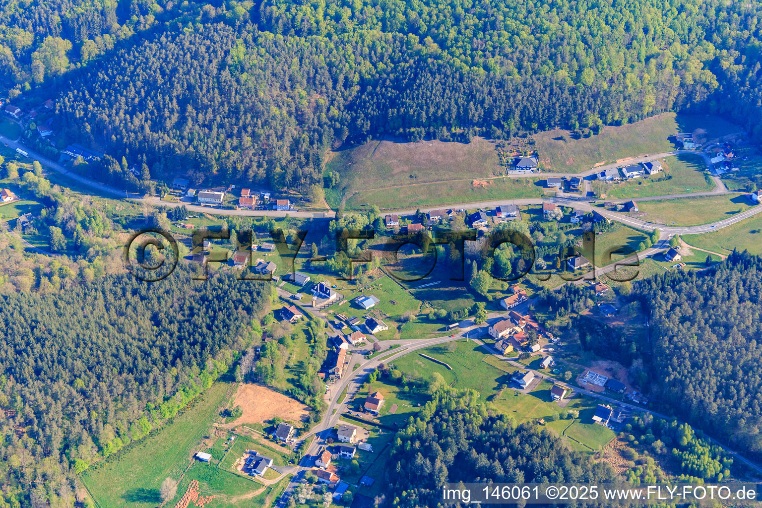 Ortsteil Schwangerbach in Reyersviller im Bundesland Moselle, Frankreich
