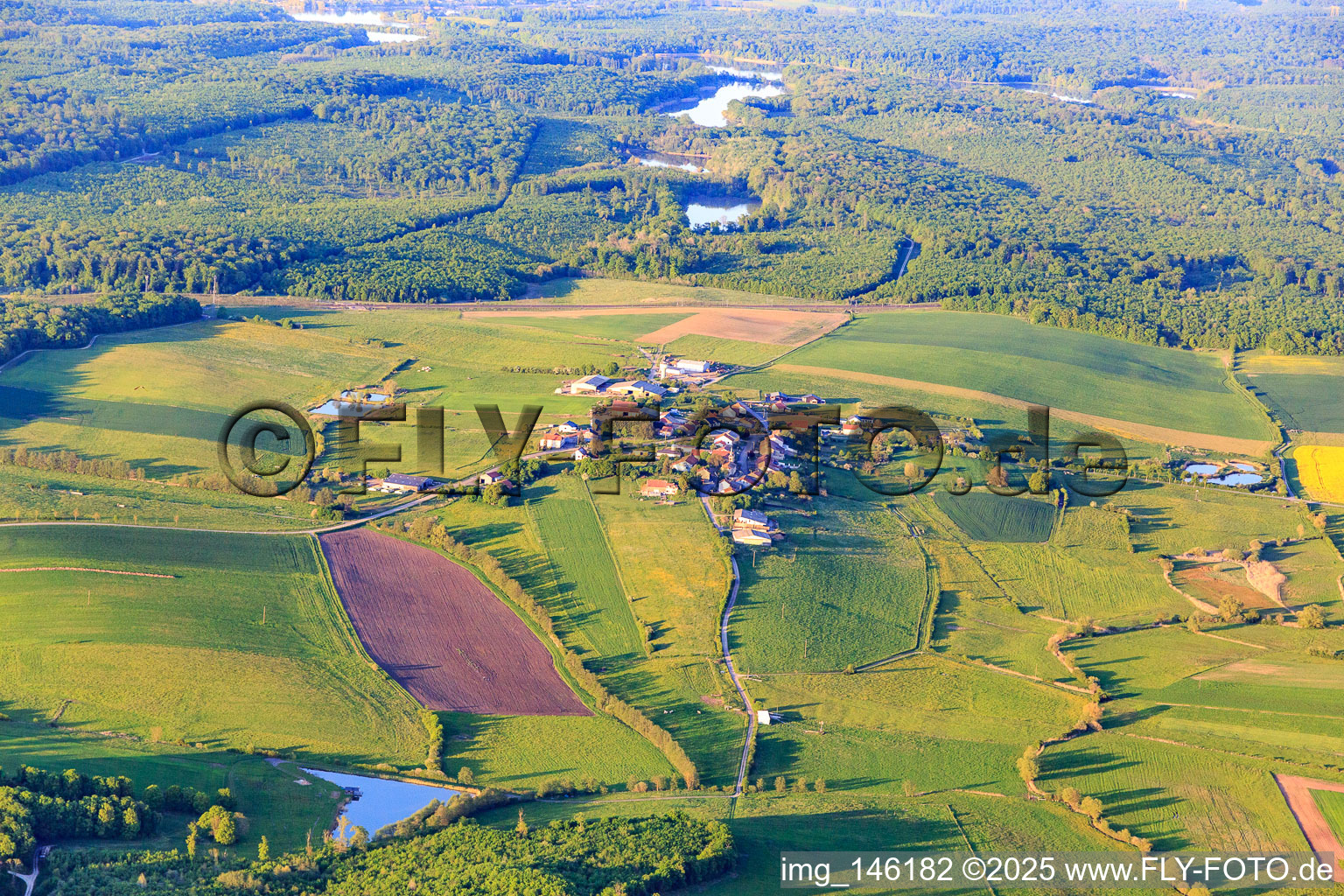 Ortsteil Angwiller-Les-Bisping uas SW in Belles-Forêts im Bundesland Moselle, Frankreich