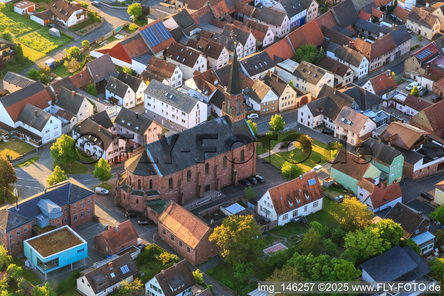 Kirche St. Martin in Werbach im Bundesland Baden-Württemberg, Deutschland
