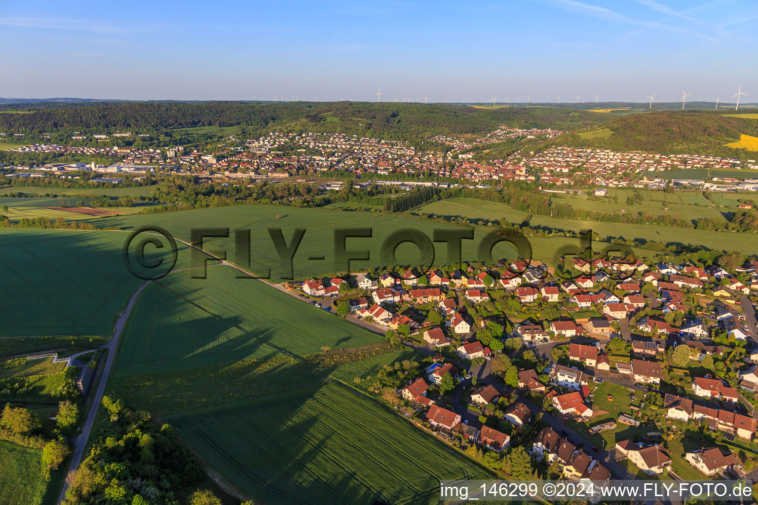 Friedhofstr im Ortsteil Gerlachsheim in Lauda-Königshofen im Bundesland Baden-Württemberg, Deutschland