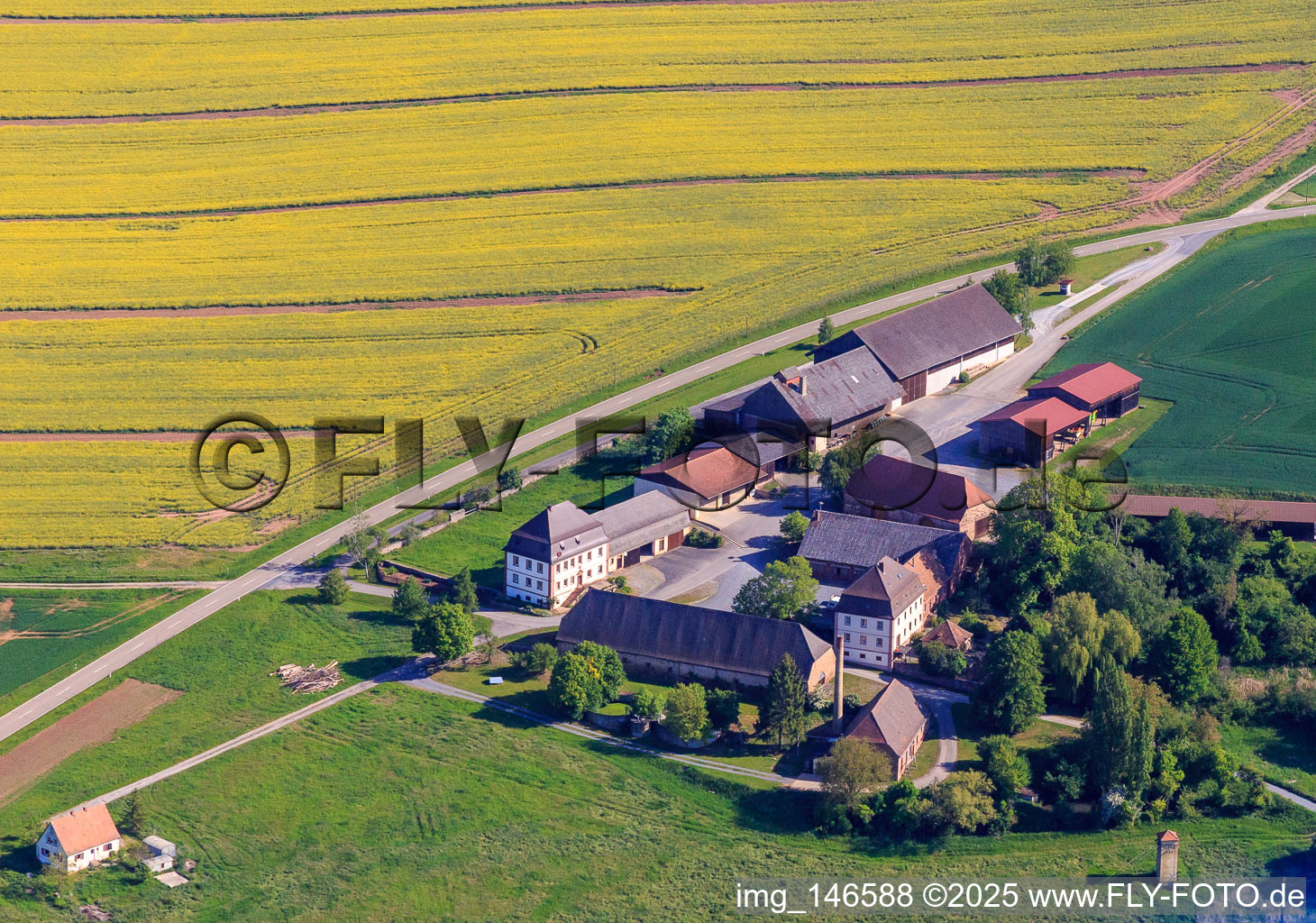 Schafhof im Ortsteil Bronnbach in Wertheim im Bundesland Baden-Württemberg, Deutschland