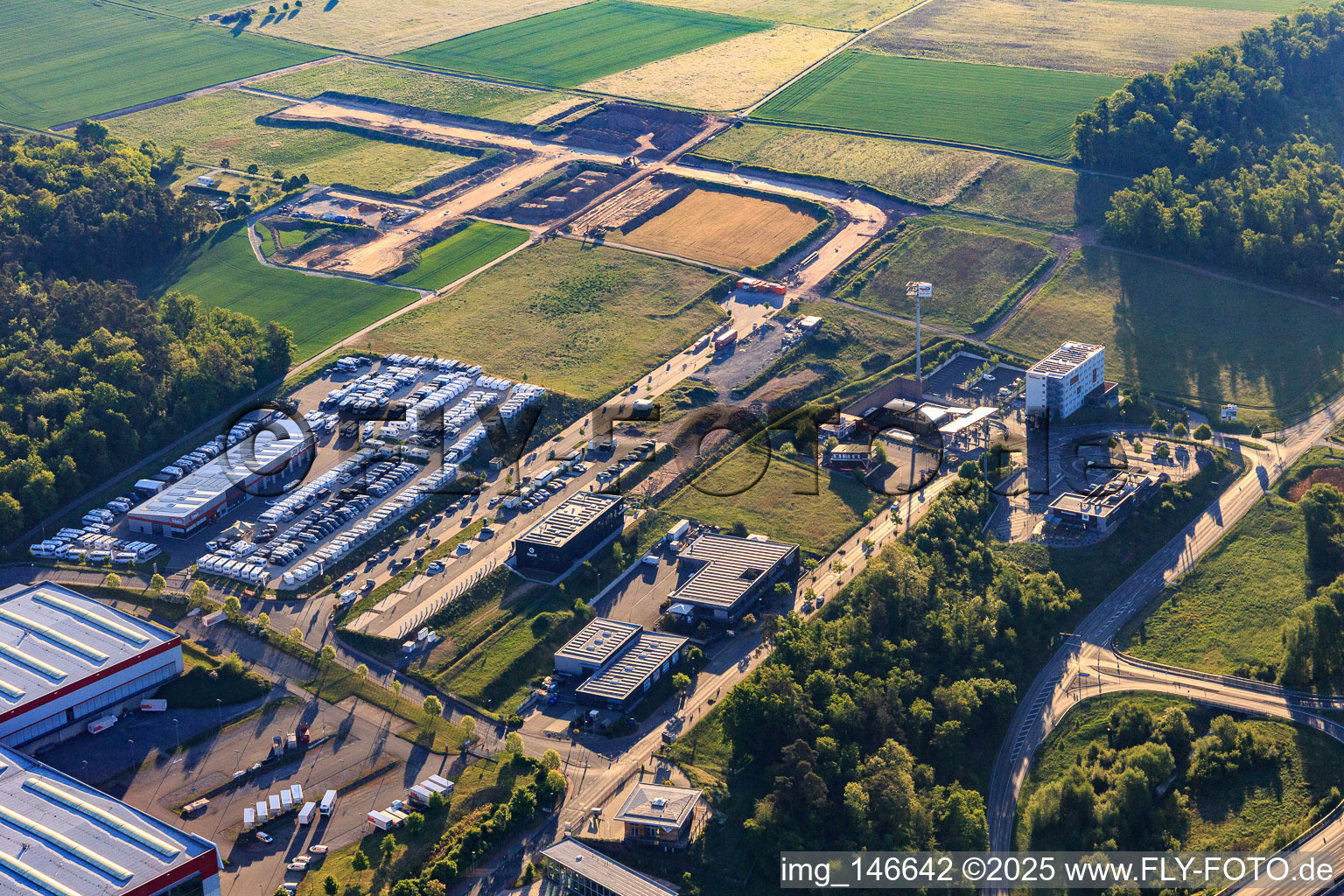 Luftbild von GÜMA Services GmbH - Wertheim im Ortsteil Bettingen im Bundesland Baden-Württemberg, Deutschland