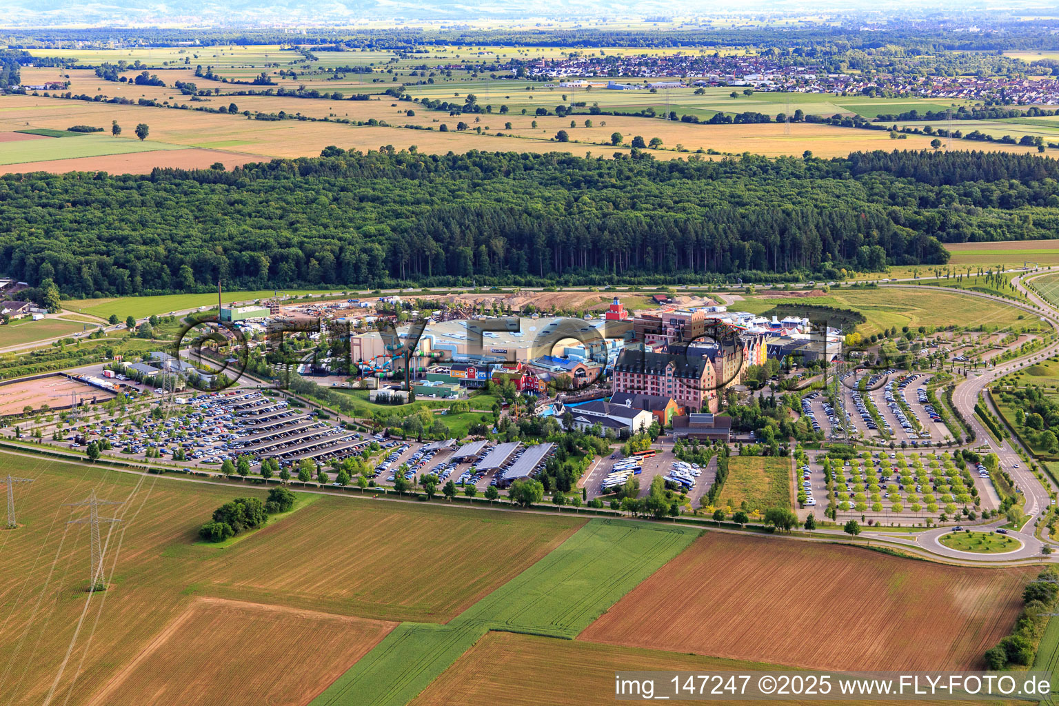 Rulantica um Europapark Rust im Bundesland Baden-Württemberg, Deutschland