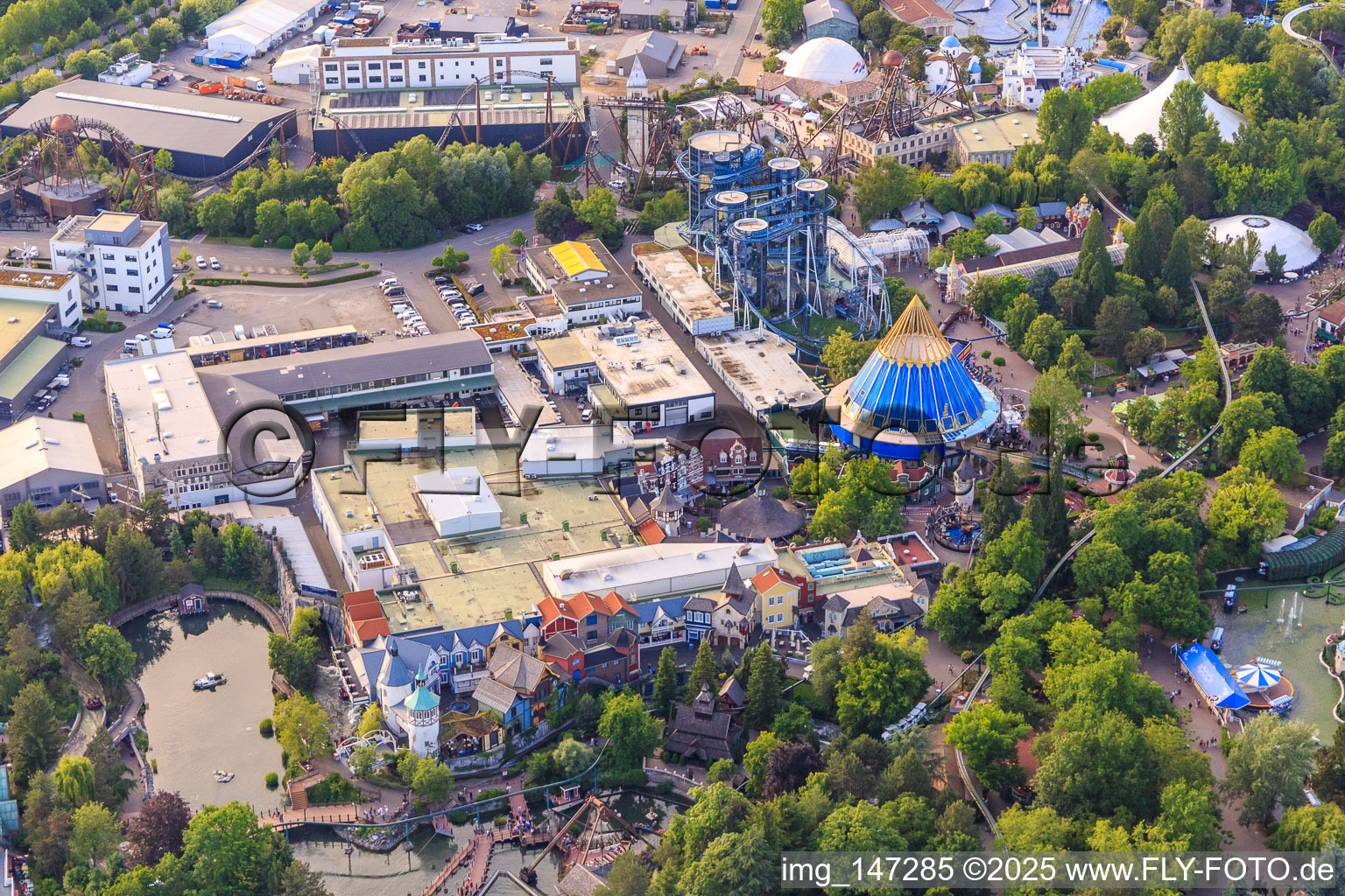 Piraten in Batavia, Molencafé, FoodLoop und Friethuys im Themenbereich Niederlande des Europapark Rust im Bundesland Baden-Württemberg, Deutschland