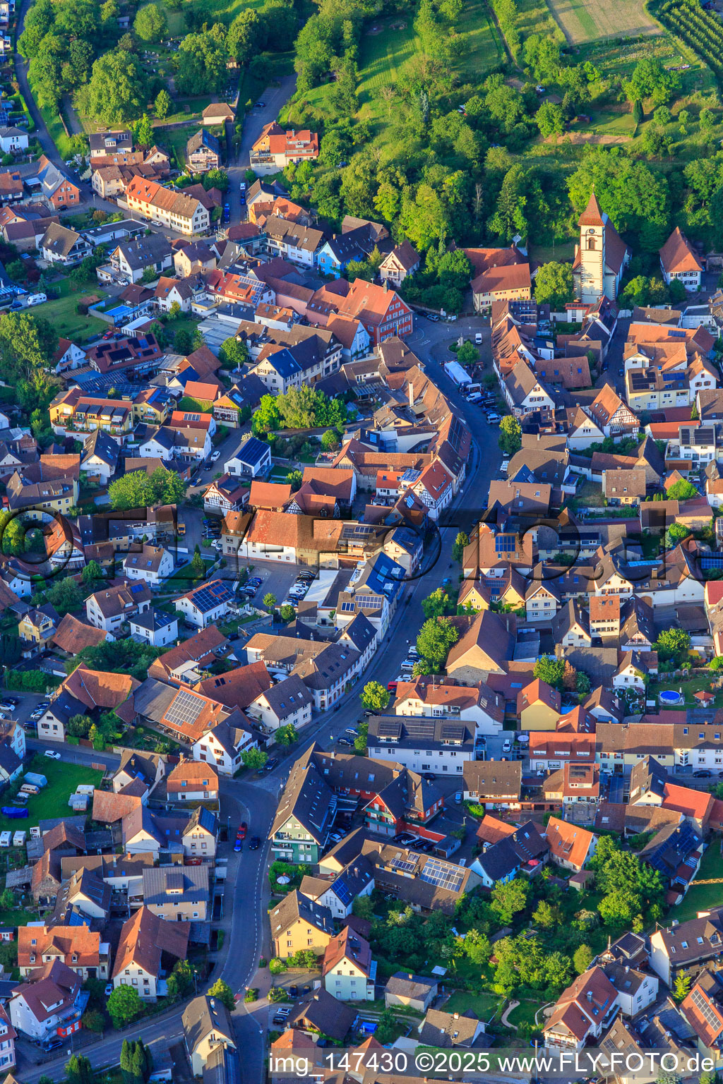 Hauptstr in Malterdingen im Bundesland Baden-Württemberg, Deutschland