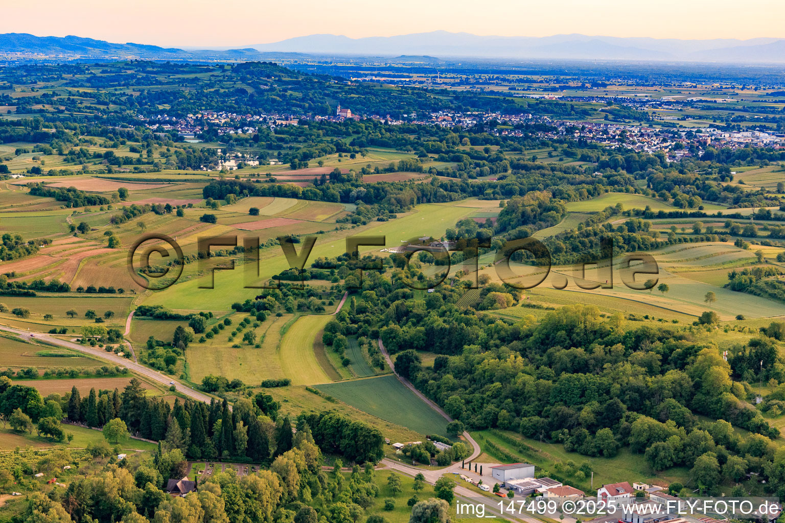 Flugplatz Altdorf-Wallburg in Ettenheim im Bundesland Baden-Württemberg, Deutschland